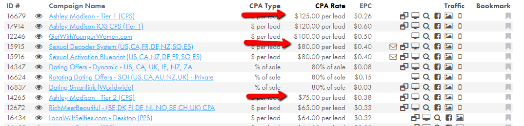 highest paying cpa offers