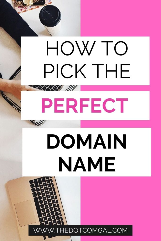 how to choose a domain name